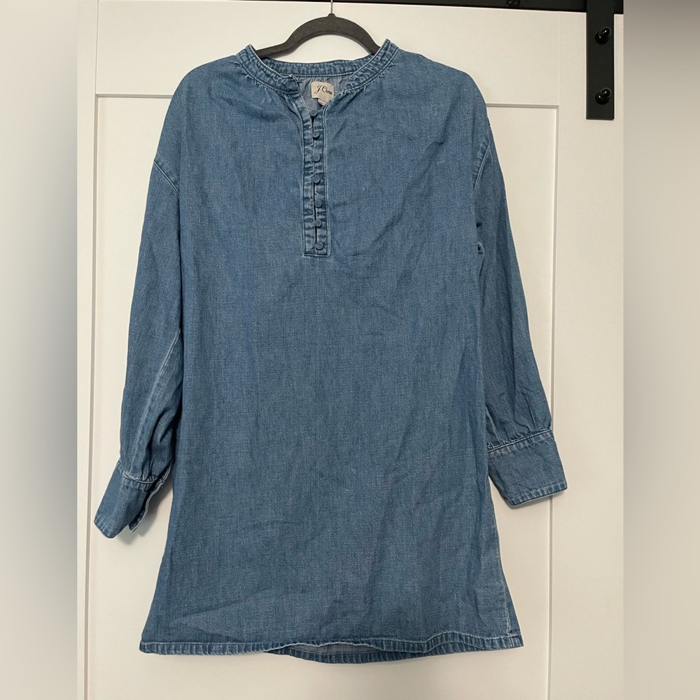 J. Crew Light Blue Denim Blouse